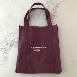 Springfield College Bag Tote Maroon